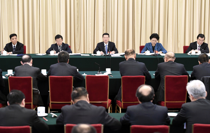 3月8日，中共中央政治局常委、国务院副总理张高丽参加十二届全国人大五次会议河北代表团的审议。